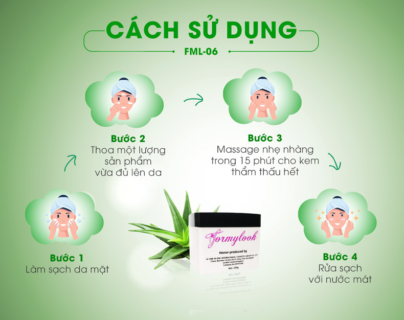 Hướng dẫn sử dụng kem massage thải độc tố FML-06