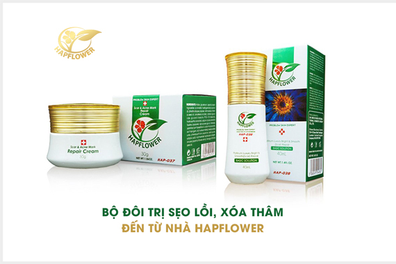 HAP-037 và HAP-038: Bộ đôi trị sẹo lồi, xóa thâm đến từ nhà HapFlower