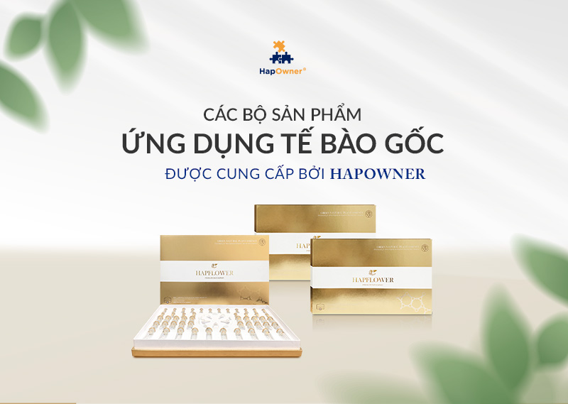 HapOwner cung cấp các bộ sản phẩm tế bào gốc nào?
