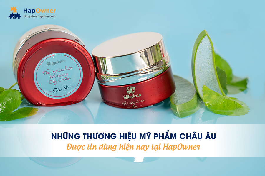 Những thương hiệu mỹ phẩm châu Âu được tin dùng tại HapOwner