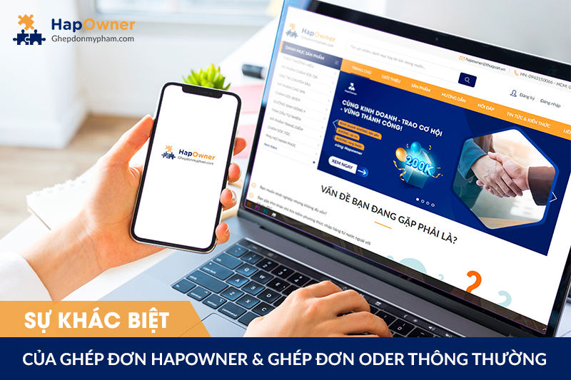 Sự khác biệt giữa ghép đơn HapOwner và order thông thường