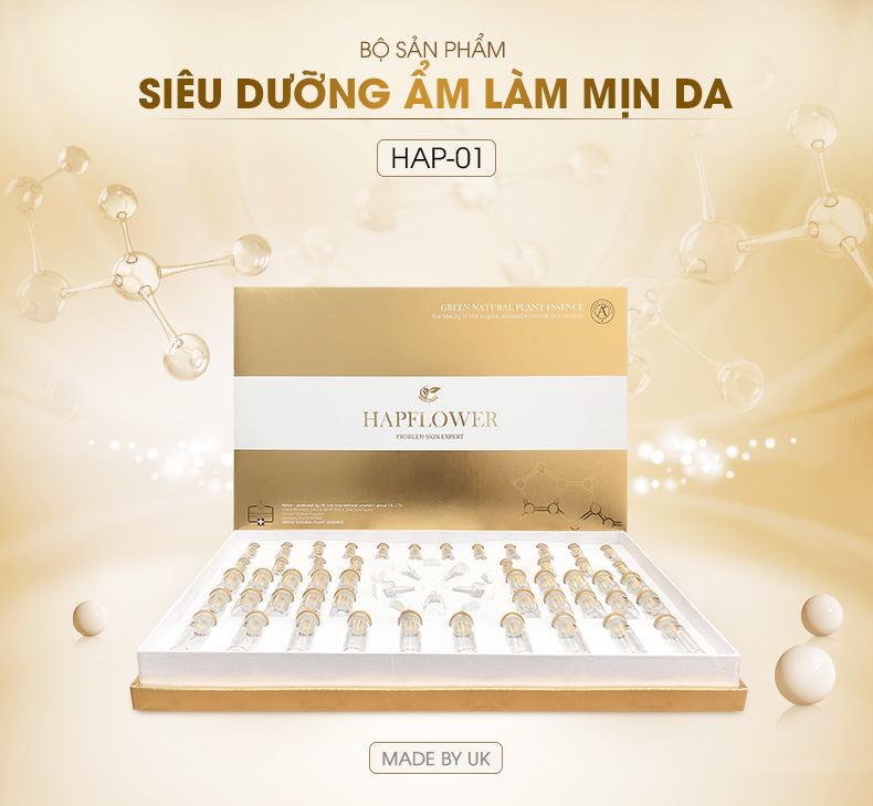 Bộ sản phẩm siêu dưỡng ẩm làm mịn da HAP-01