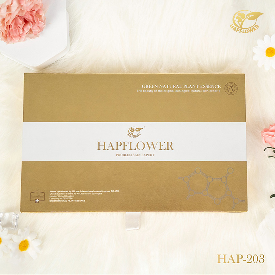 HAP-203: Bộ sản phẩm bột đông cô làm trắng sáng HapFlower